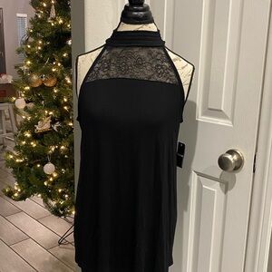 Torrid Black Lace Halter Blouse